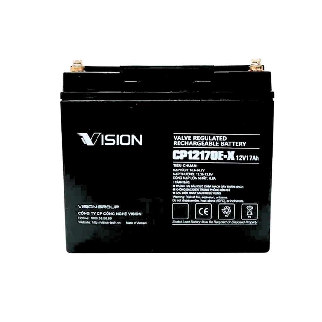 Ắc Quy Vision 12V 17Ah CP12170E-X - VISION CP12170E X 1 VISION CP12170E X 1