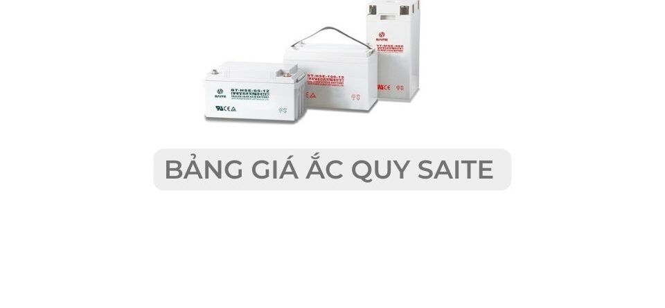 GIÁ ẮC QUY SAITE