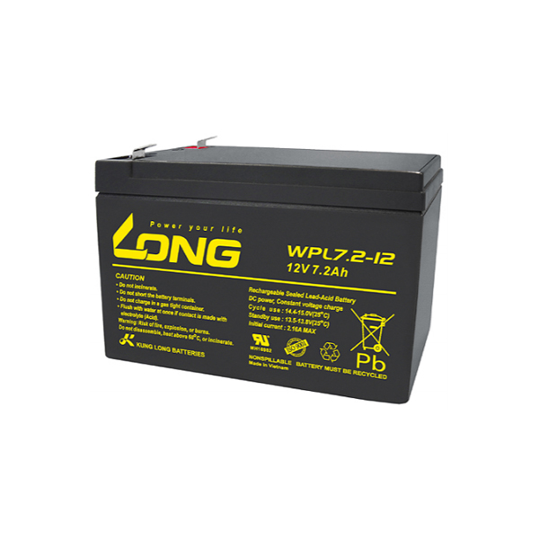 AC QUY LONG WPL7_2-12, F2 TERMINAL, 12V-7_2AH
