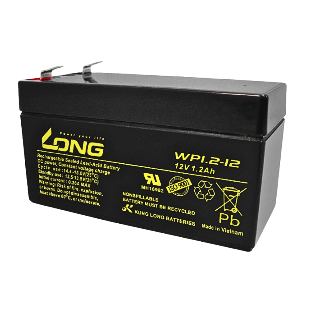 Ắc Quy Kín Khí (VRLA AGM) LONG 12V-1.2Ah (20HR), WP1.2-12, F1 - LONG WP1.2 12 12V 1.2AH 1 LONG WP1.2 12 12V 1.2AH 1