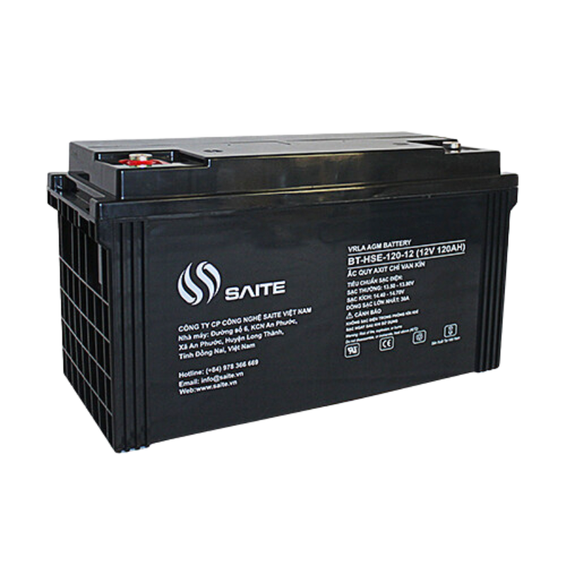 Ắc Quy SAITE 12V 120AH BT-HSE-120-12 - BT HSE 120 12 PDC TECH BT-HSE-120-12-PDC-TECH