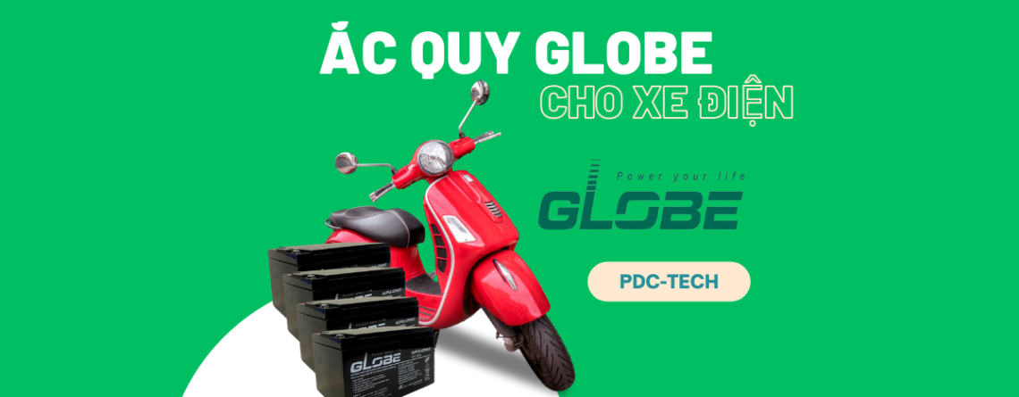 ắc quy Globe cho xe đạp điện 2